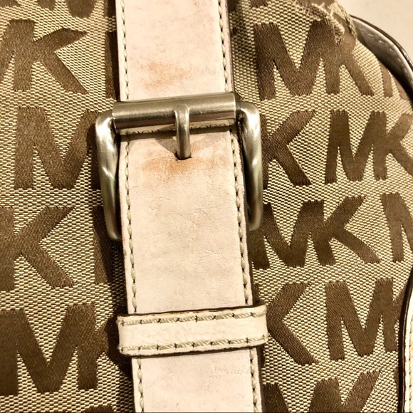 GUC MICHAEL Michael Kors Signature Canvas Satchel - Picture 10 of 15
